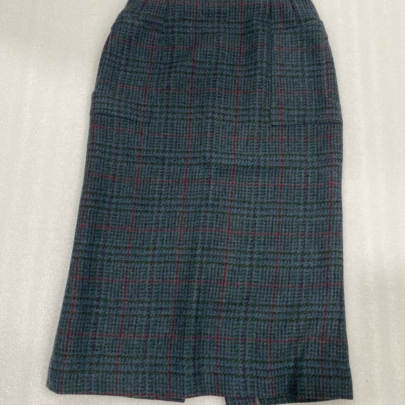 Henry White Dublin Vintage Long Tweed Skirt pockets Alpaca & Wool 10 US 6 EUC - Picture 4 of 13